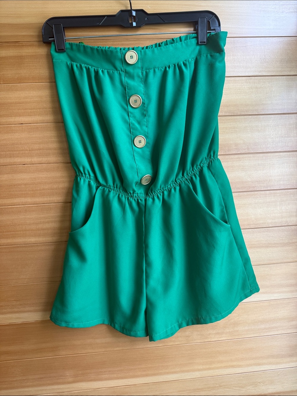 Women's Kelly Green Romper